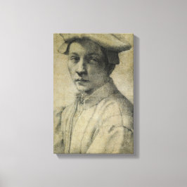 ミケランジェロポートレートオブアンドレアクアテシ キャンバスプリント