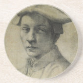 ミケランジェロポートレートオブアンドレアクアテシ コースター (正面)