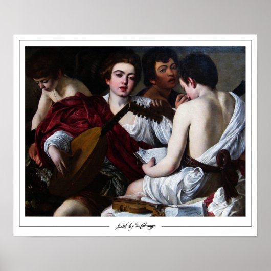 ミケランジェロメリシダカラヴァッジオゼディングアートポステ ポスター (正面)