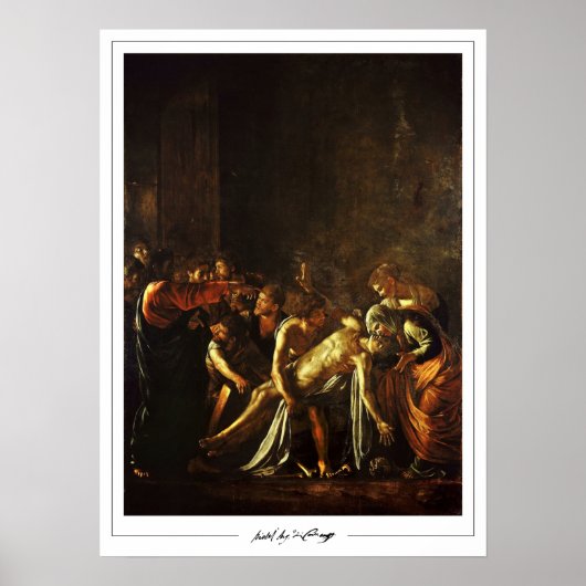 ミケランジェロメリシダカラヴァッジオゼディングアートポステ ポスター (正面)