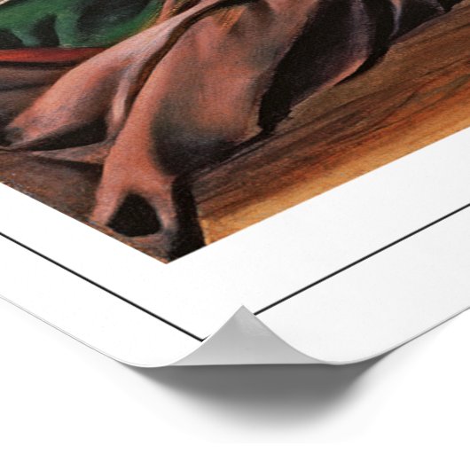 ミケランジェロメリシダカラヴァッジオゼディングアートポステ ポスター (角)