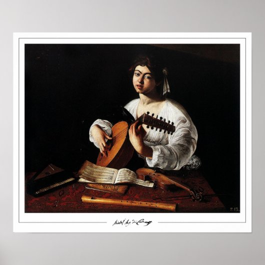 ミケランジェロメリシダカラヴァッジオゼディングアートポステ ポスター (正面)