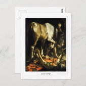 ミケランジェロメリシダカラヴァッジョ#13 -ファインアート ポストカード (正面/裏面)