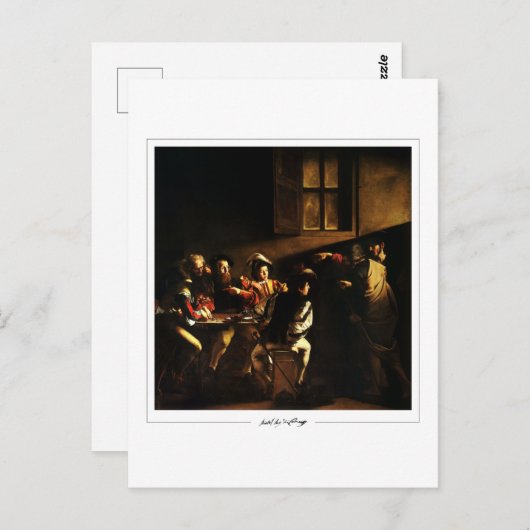 ミケランジェロメリシダカラヴァッジョ#21 -ファインアート ポストカード (正面/裏面)