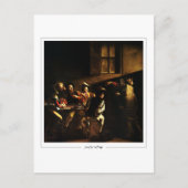 ミケランジェロメリシダカラヴァッジョ#21 -ファインアート ポストカード (正面)