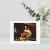 ミケランジェロメリシダカラヴァッジョ#39 -ファインアート ポストカード (スタンド正面)