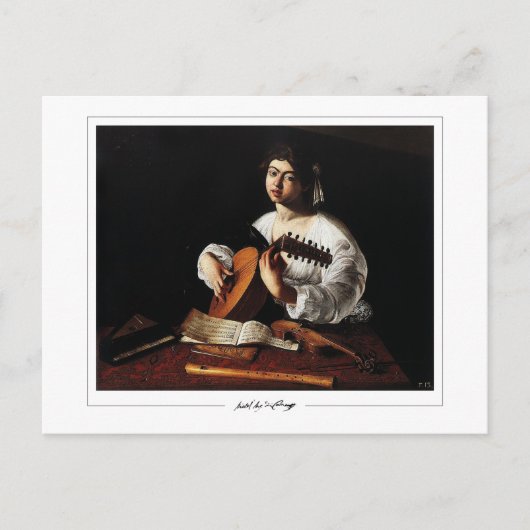 ミケランジェロメリシダカラヴァッジョ#44 -ファインアート ポストカード (正面)
