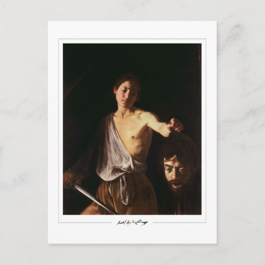 ミケランジェロメリシダカラヴァッジョ#52 -ファインアート ポストカード (正面)