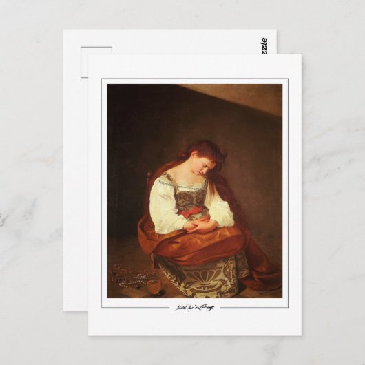 ミケランジェロメリシダカラヴァッジョ#80 -ファインアート ポストカード (正面/裏面)