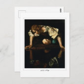 ミケランジェロメリシダカラヴァッジョ#92 -ファインアート ポストカード (正面/裏面)