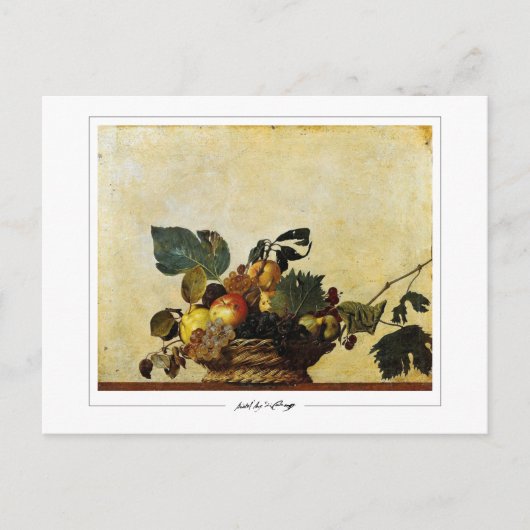 ミケランジェロメリシダカラヴァッジョ#99 -ファインアート ポストカード (正面)