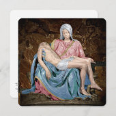 ミケランジェロラピエタグッド金曜高精細カード 招待状 (正面/裏面)