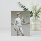 ミケランジェロルネッサンスアート ポストカード (スタンド正面)