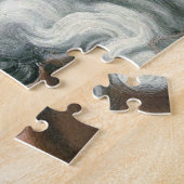 ミケランジェロ創造アダム神 ジグソーパズル (側面)