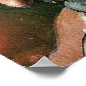 ミケランジェロ創造アダム神 ポスター (角)