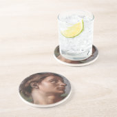 ミケランジェロ創造アダム・ゴッドアート コースター (側面)