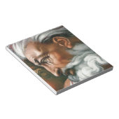 ミケランジェロ創造アダム・ゴッドアート ノートパッド (アングル)