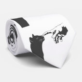 ミケランジェロ猫 – 背景色を選択 ネクタイ (ロール)