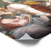 ミケランジェロ絵画ーズ ポスター (角)