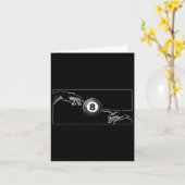 ミケランジェロ芸術的ビリヤード・ハンド・オブ・ゴッド・ブラック カード (黄色い花)