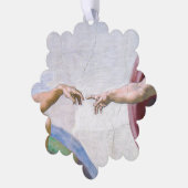 ミケランジェロ – アダムの創造 オーナメントカード (左)