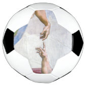 ミケランジェロ – アダムの創造 サッカーボール (回転)