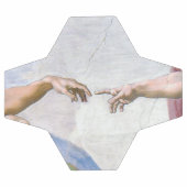 ミケランジェロ – アダムの創造 サッカーボール (フラット)