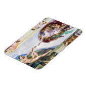 ミケランジェロ - アダムの創造、システィーナ礼拝堂の マグネット (左側)