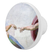 ミケランジェロ – アダムの創造 セラミックノブ (右)