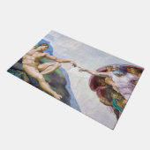 ミケランジェロ – アダムの創造 ドアマット (アングル)