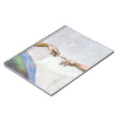 ミケランジェロ – アダムの創造 ノートブック (左側)