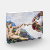 ミケランジェロ – アダムの創造 フォトブロック (左)