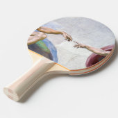 ミケランジェロ – アダムの創造 卓球ラケット (正面アングル)