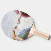 ミケランジェロ – アダムの創造 卓球ラケット (横)