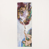 ミケランジェロ - アダムの創造 (孤立した) ヨガマット (裏面)