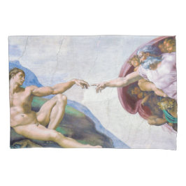 ミケランジェロ – アダムの創造 枕カバー