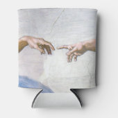 ミケランジェロ – アダムの創造 缶クーラー (正面)