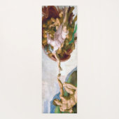 ミケランジェロ「アダムの創造(詳細)」 ヨガマット (裏面)