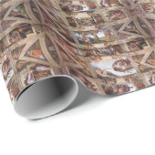 ミケランジェロ: システィーナ礼拝堂の天井 ラッピングペーパー (ロールコーナー)