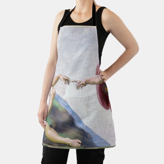ミケランジェロ – システィーナ礼拝堂アダムの創造 エプロン (インサイチュ)