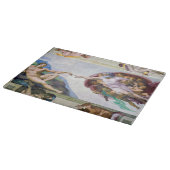 ミケランジェロ – システィーナ礼拝堂アダムの創造 カッティングボード (角)