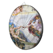 ミケランジェロ – システィーナ礼拝堂アダムの創造 ダーツボード (正面右)