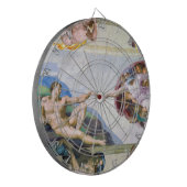 ミケランジェロ – システィーナ礼拝堂アダムの創造 ダーツボード (正面左)