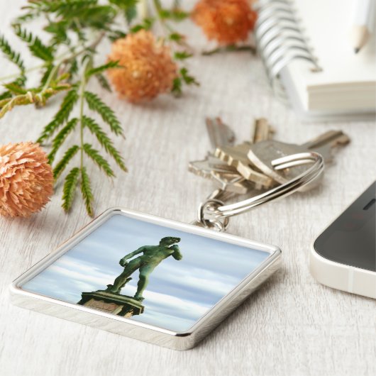 ミケランジェロ・ダビデ2 キーホルダー (側面)