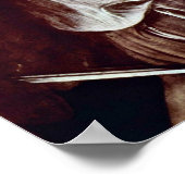 ミケランジェロ・ダ・カラヴァッジョ – ダビデとゴリアテ ポスター (角)