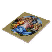 ミケランジェロ・ドニ・トンド・ドニ・マドナ タイル (側面)