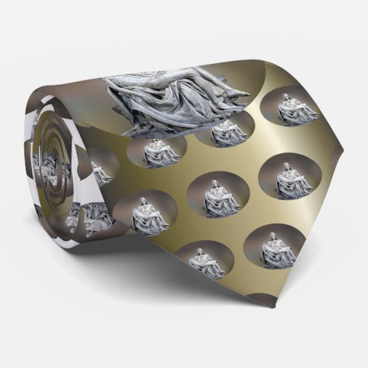 ミケランジェロ-ピエタ ネクタイ (ロール)