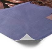 ミケランジェロ・ブオナローティの胸像 ポスター (角)