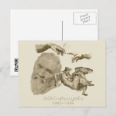 ミケランジェロ ポストカード (正面/裏面)