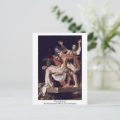 ミケランジェロ・メリシ・ダ・カラヴァッジョによるエントンムメント ポストカード (スタンド正面)